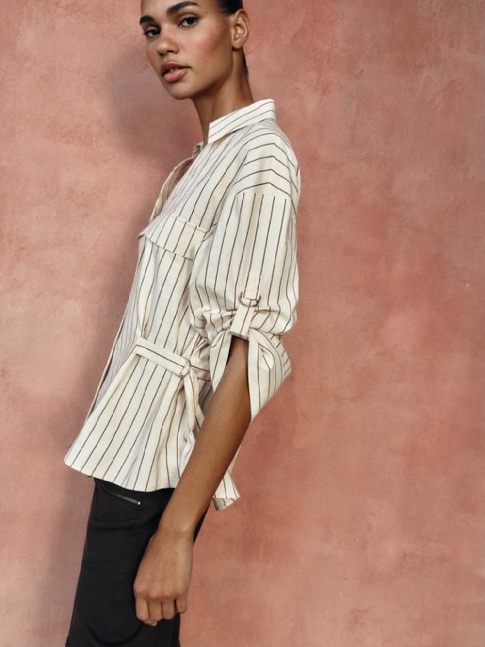Striped Safari Shirt from Zara